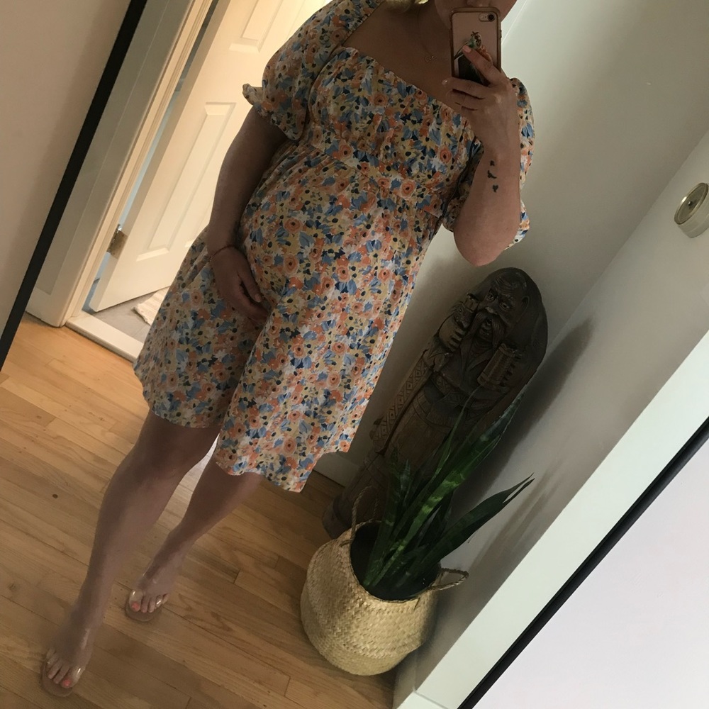 MATERNITY Floral Dress from Shein in size Small/Medium